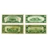 Image 2 : Federal Reserve and National Currency Notes, 1928-1929, Quartet of Notes