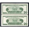 Image 2 : Federal Reserve Note, Series 1996-1999, Error Pair