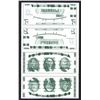 Image 1 : Giori Test Banknote Uncut Sheet of 4 Notes.