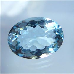 Natural Sky Blue Aquamarine 7.29 Cts {Flawless-VVS1)