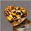 Image 1 : Natural Golden Mali Garnet Heart 1.22 Cts - VVS