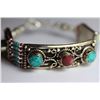 Image 1 : Tibet Hand Made Turquoise & Coral  Bracelet