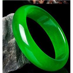 Chinese Green Jade Bangle