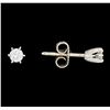 Image 2 : 0.20 ctw Diamond Stud Earrings - 14KT White Gold