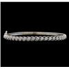 Image 1 : 14KT White Gold 1.33 ctw Diamond Bracelet