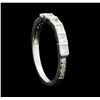Image 4 : 0.50 ctw Pave Diamond Band - 14KT White Gold