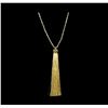 Image 1 : Crystal Tassel Necklace