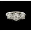 Image 2 : 1.54 ctw Diamond Ring - 14KT White Gold