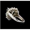 Image 3 : 7.97 ctw Black Diamond Ring - 14KT White Gold