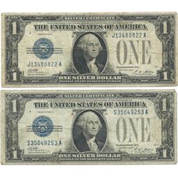 1928 $1 Silver Certificate Currency Lot of 2