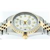 Image 7 : Rolex Two Tone Sapphire and Diamond DateJust Men's Watch
