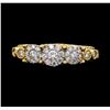 Image 2 : 1.22 ctw Diamond Ring - 18KT Yellow Gold