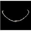 Image 3 : 5.00 ctw Diamond Necklace - 14KT White Gold