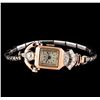 Image 1 : Beleco 14KT Two-Tone Gold Diamond Ladies Vintage Watch