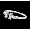 0.21 ctw Diamond Ring - 14KT White Gold