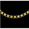 Image 2 : Necklace - 18KT Yellow and White Gold