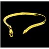 Image 4 : Linkless Braided Bracelet - 14KT Yellow Gold