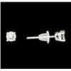 Image 2 : 0.40 ctw Diamond Stud Earrings - 14KT White Gold