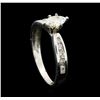 Image 4 : 0.50 ctw Diamond Ring - 14KT White Gold