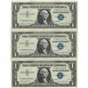 Image 1 : 1957 $1 AU/Unc Silver Certificate Currency Lot of 3