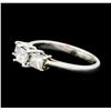 Image 1 : 1.00 ctw Diamond Ring - 14KT White Gold
