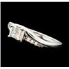 Image 1 : 0.20 ctw Diamond Ring - 10KT White Gold