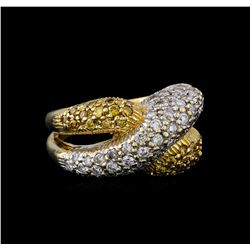 1.58 ctw Diamond Ring - 14KT Yellow Gold