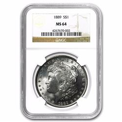 1889 Morgan Dollar MS-64 NGC