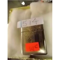 RETRO GOLD ENGRAVED ZIPPO LIGHTER