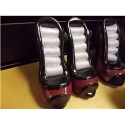 NEW CERAMIC SANDLE RING HOLDER - HOLDS 5 RINGS 2 PER LOT