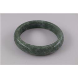 BRACELET - SOLID MOSS IN SNOW JADE BANGLE - NEW IN BOX - RETAIL ESTIMATE $350