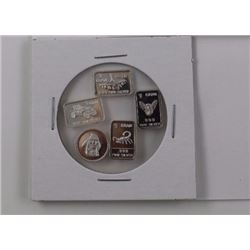 SILVER BAR - 5 X 1 GRAM .999 SILVER ART BAR