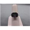 Image 1 : RING - 6.1CT MYSTIC TOPAZ & 2 DIAMONDS IN STERLING SILVER SETTING - INCLUDES CERTIFICATE $450
