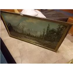 VINTAGE PICTURE - MOUNTAIN