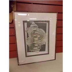 PICTURE - 3D GOLD FOIL INLAYED ABSTRACT