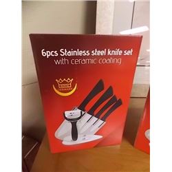 NEW STAINLESS STEEL KNIFE SET - MADE IN GERMANY - 6PC