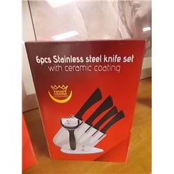 NEW STAINLESS STEEL KNIFE SET - MADE IN GERMANY - 6PC