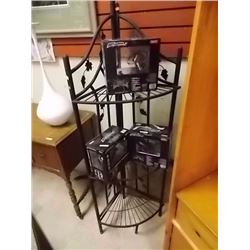 CORNER SHELF - METAL - FOLDABLE FOR TRANSPORT