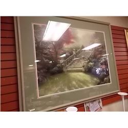 LIMITED EDITION THOMAS KINKADE LITHO - 1970'S - STAIRWAY TO PARADISE
