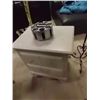 Image 1 : NITE TABLE - 2 DRAWER - WHITE - (2002)