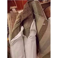 AREA CARPET - NEW COMTEMPORARY STRIPED CARPET -5X8