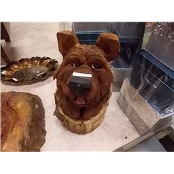 UNIQUE CHAINSAW CARVING - BEAR IN STUMP