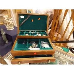 JEWELRY BOX  AND CONTENTS