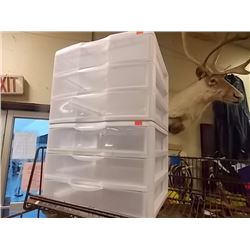 STORAGE DRAWERS - 2 UNITS WITH 3 DRAWERS EACH