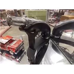 LIQUOR BOTTLE - GUN DESIGN ON STAND