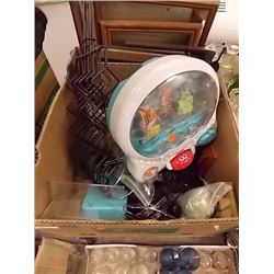 BOXES OF PICTURE FRAMES & MORE