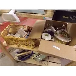 BASKET - MISC, VINTAGE ELECTRIC KNIFE AND MORE