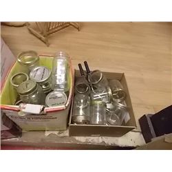 CANNING JARS - 2 BOXES