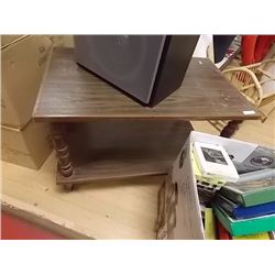 2 TIER TABLE ON WHEELS