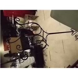 NEW WROUGHT CANDLE HOLDER - 53" TALL